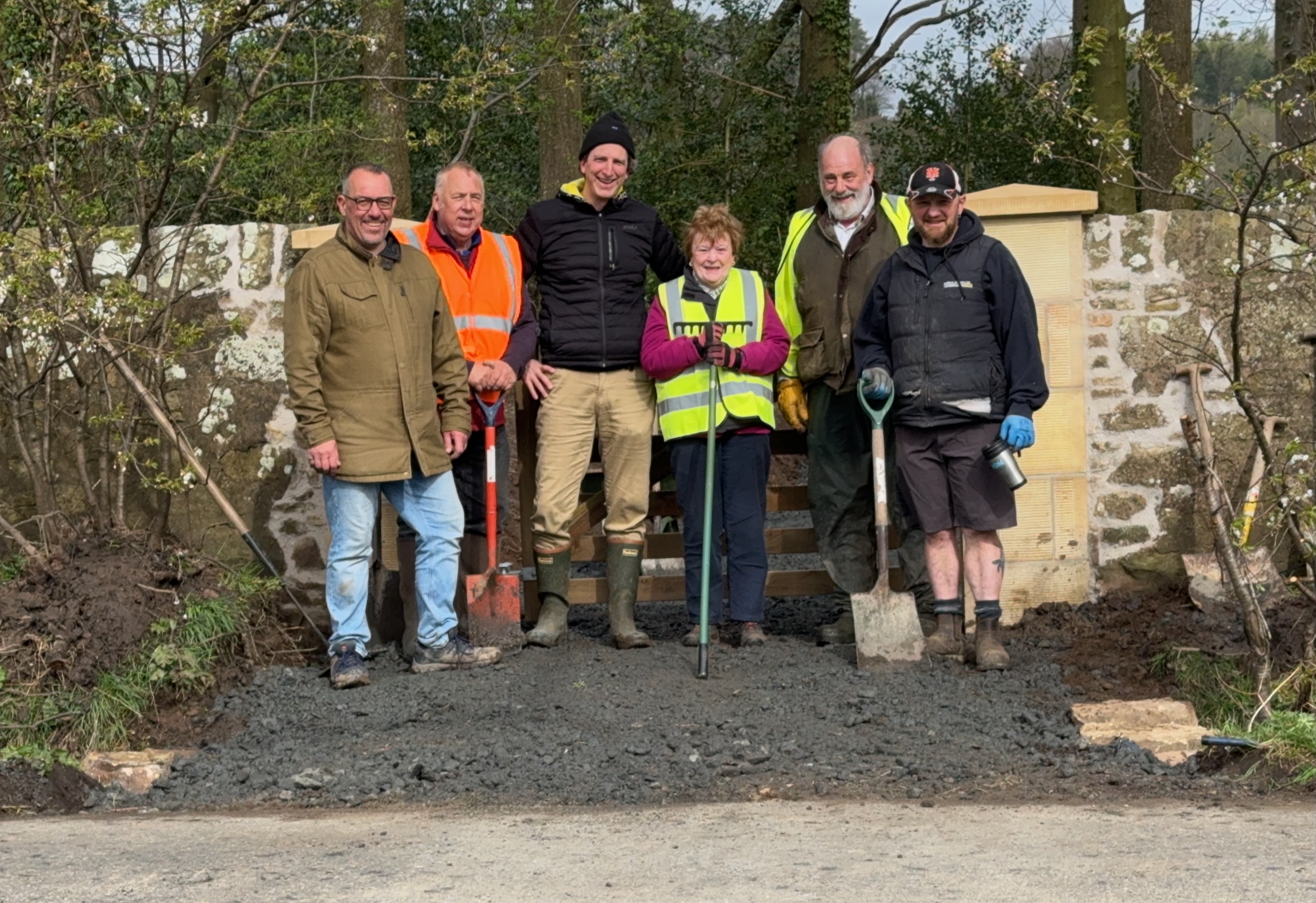 Gate volunteers